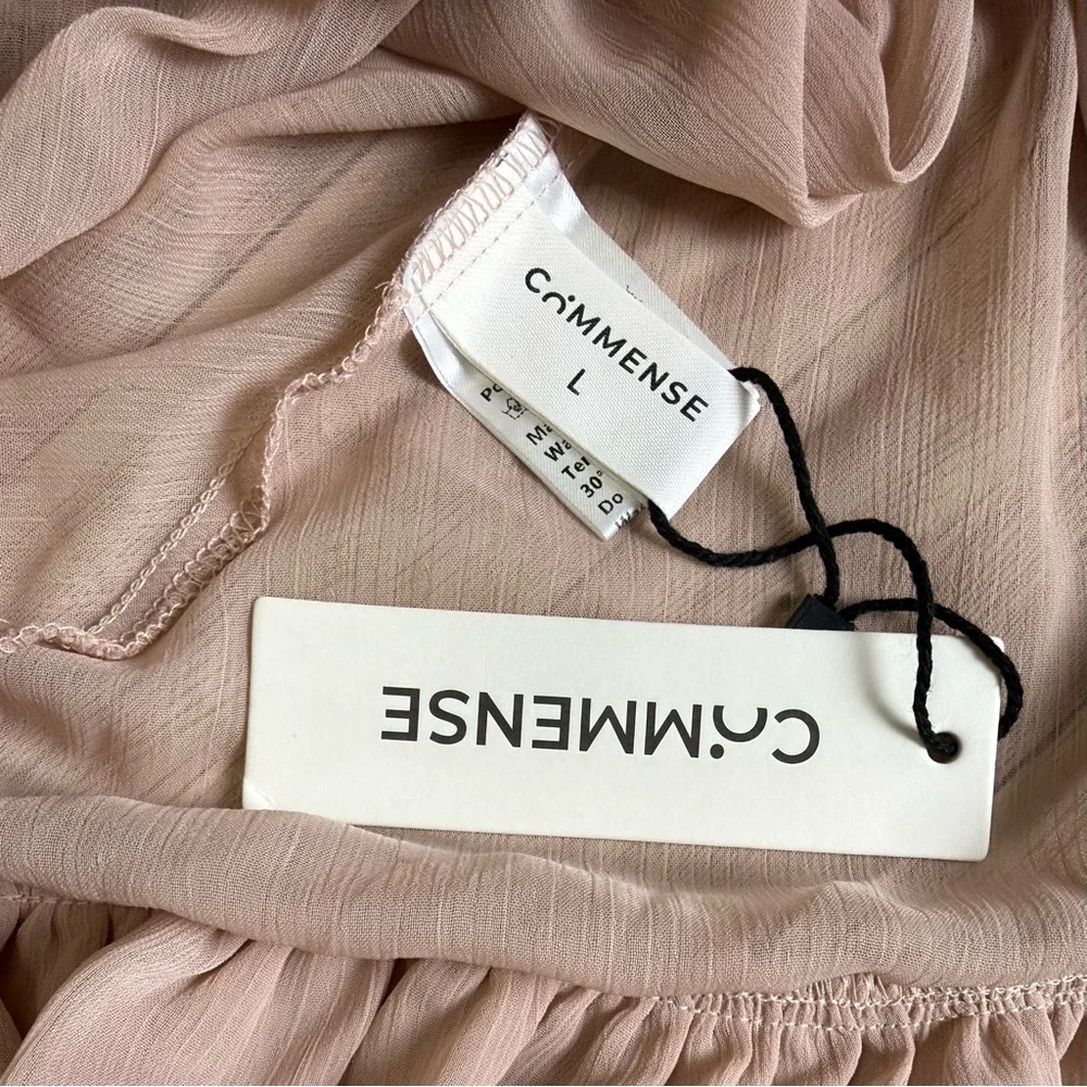 Commense Blush Pink Ruffle Mini Dress - Picture 11 of 13